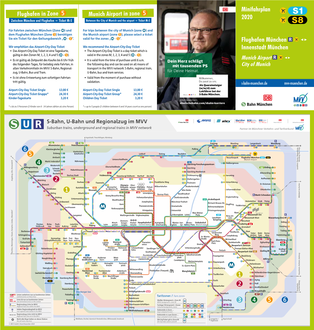 Flughafen München (Zone ) Benötigen the Munich Airport (Zone ), Please Select a Ticket Sie Ein Ticket Für Den Geltungsbereich „ - “