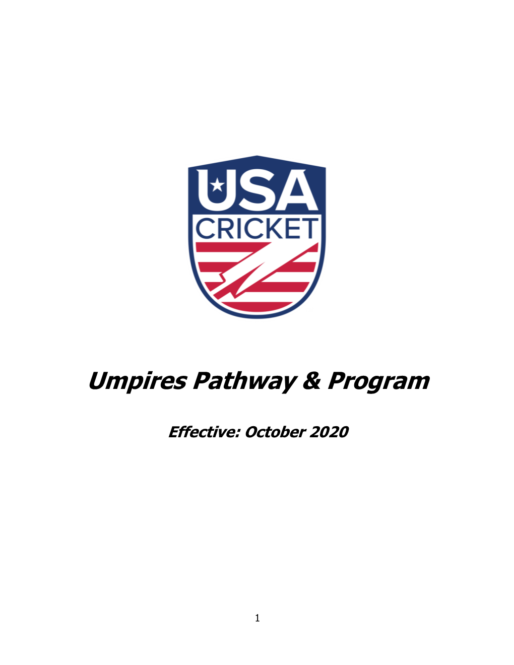 Umpires Pathway & Program