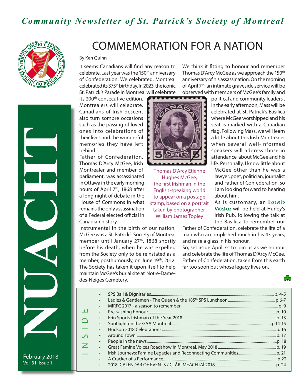 Nuacht Commemoration for a Nation