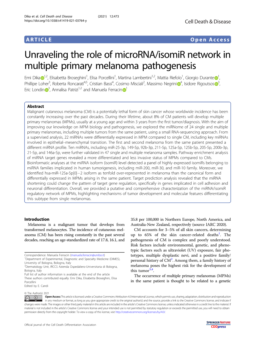 Unraveling the Role of Microrna/Isomir Network In