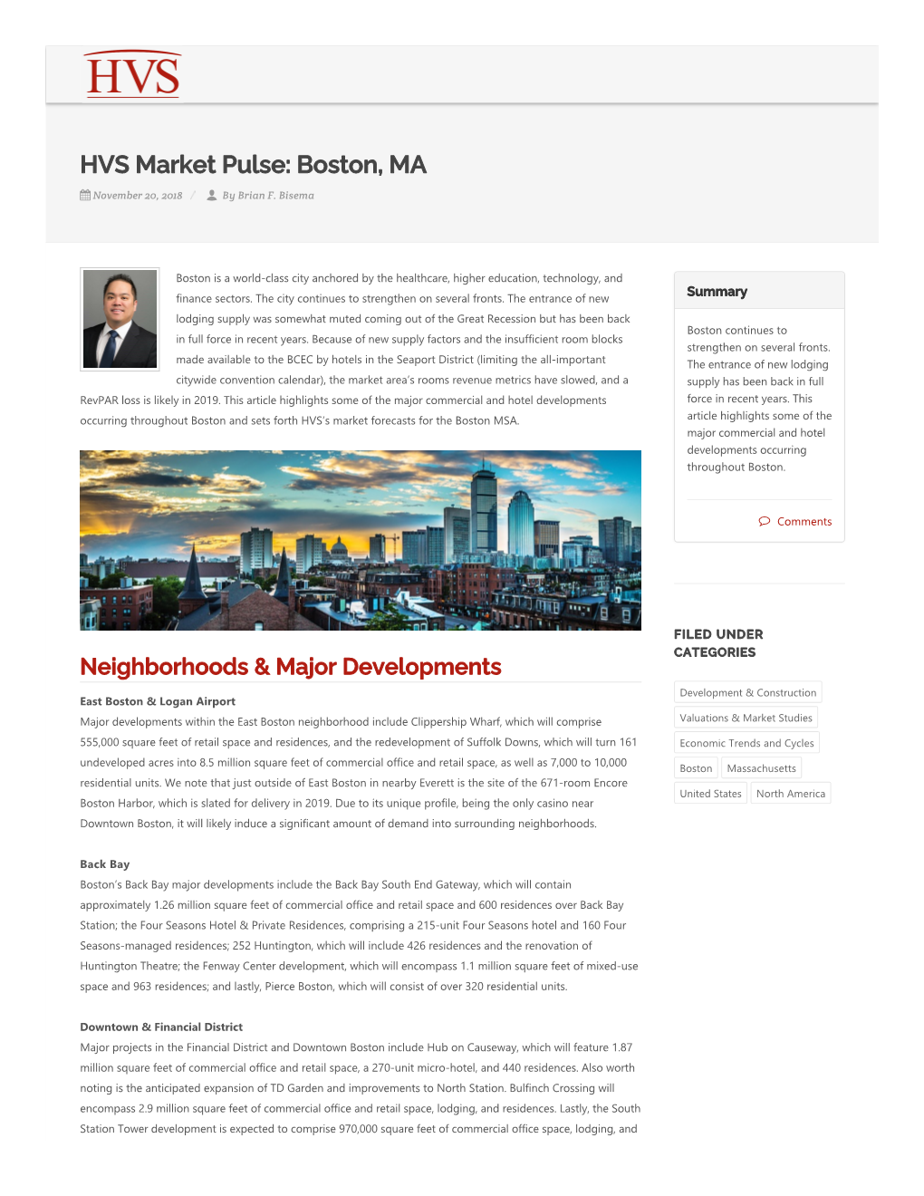 HVS Market Pulse: Boston, MA