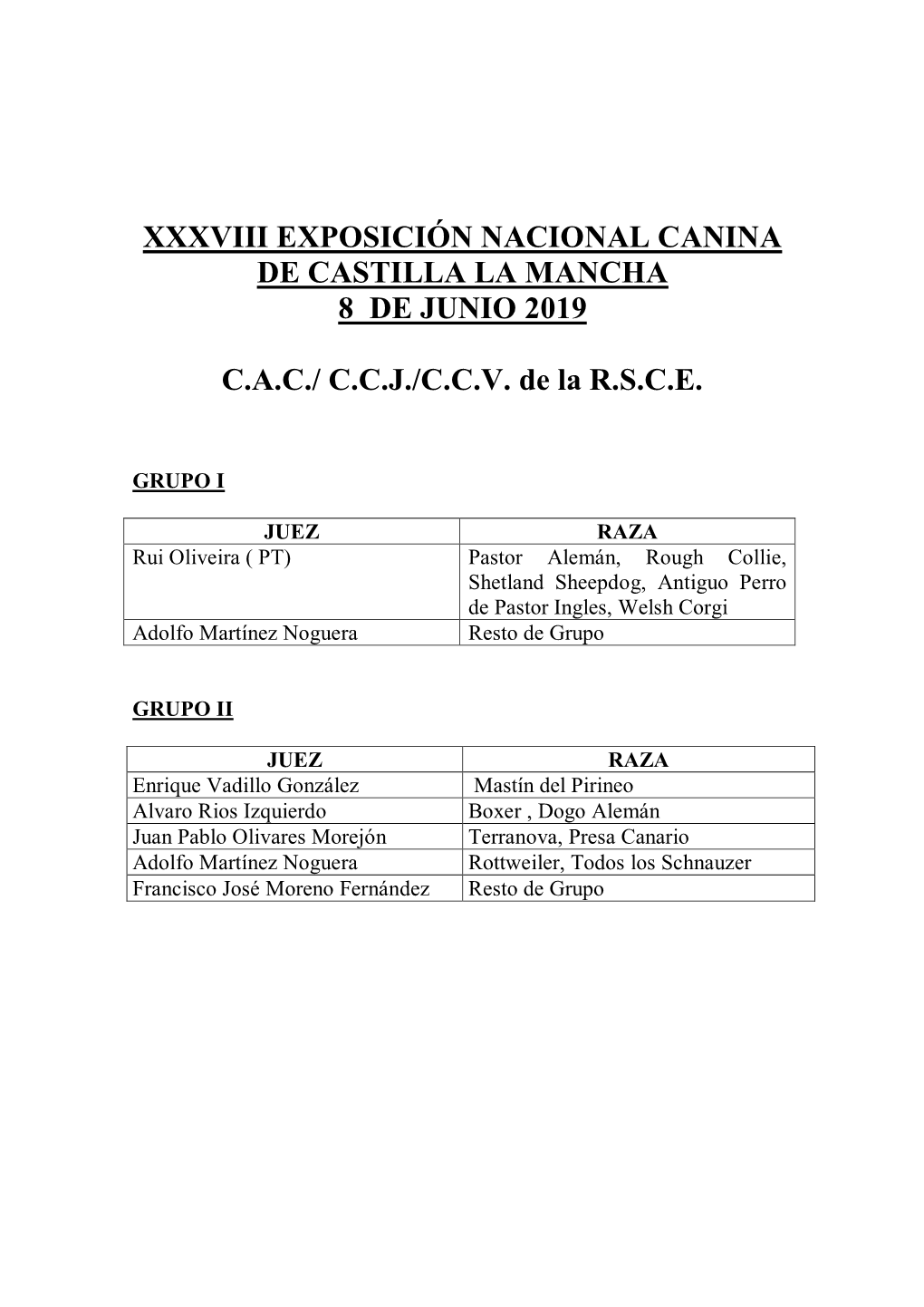 Iii Exposición Nacional Canina De Tarancón