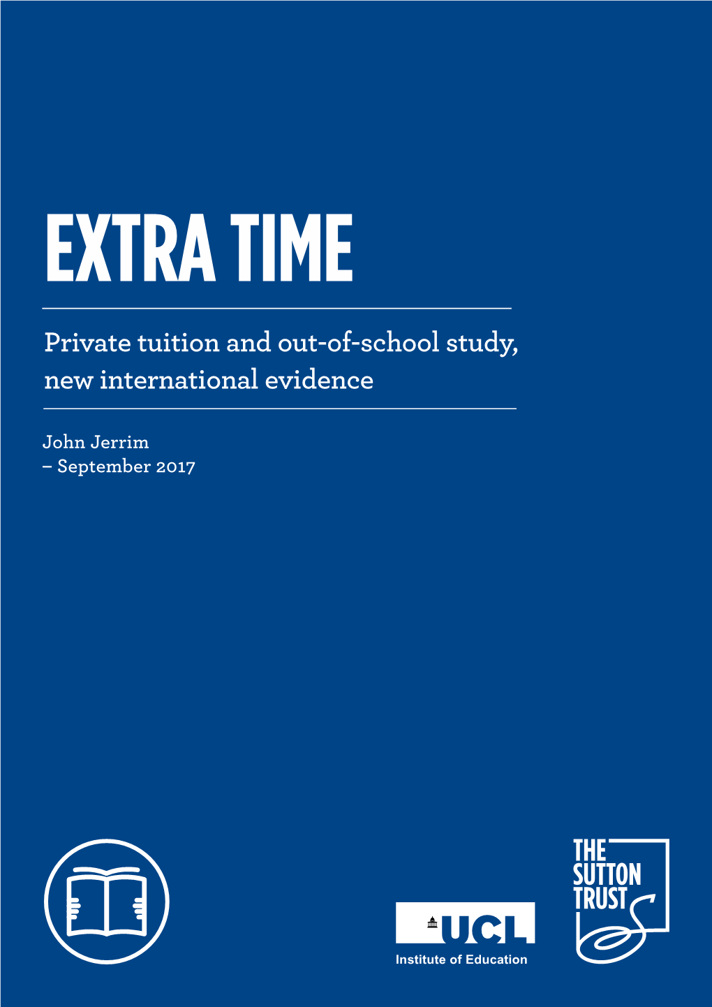 Private Tuition and Out-Of-School Study, New International Evidence