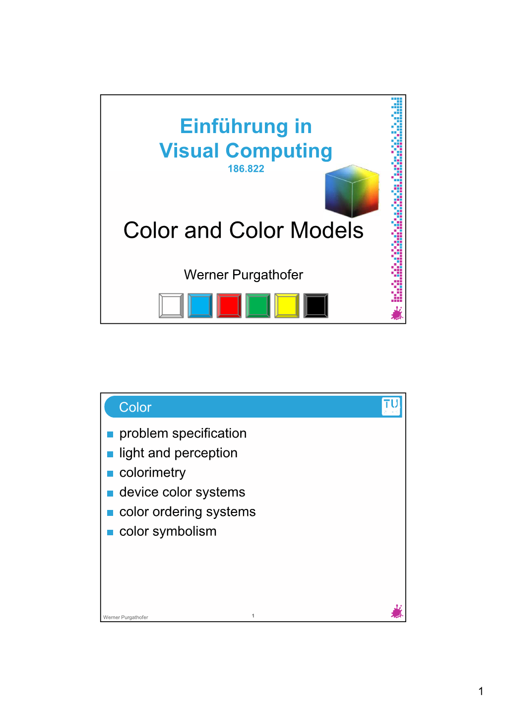 Color and Color Models