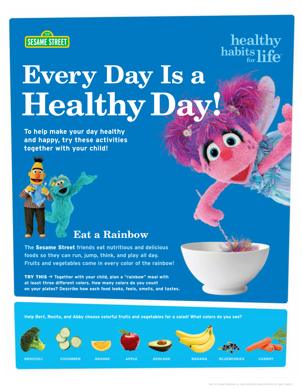 Healthy Day! to Help Make Your Day Healthy and Happy, Try These Activities Together with Your Child!