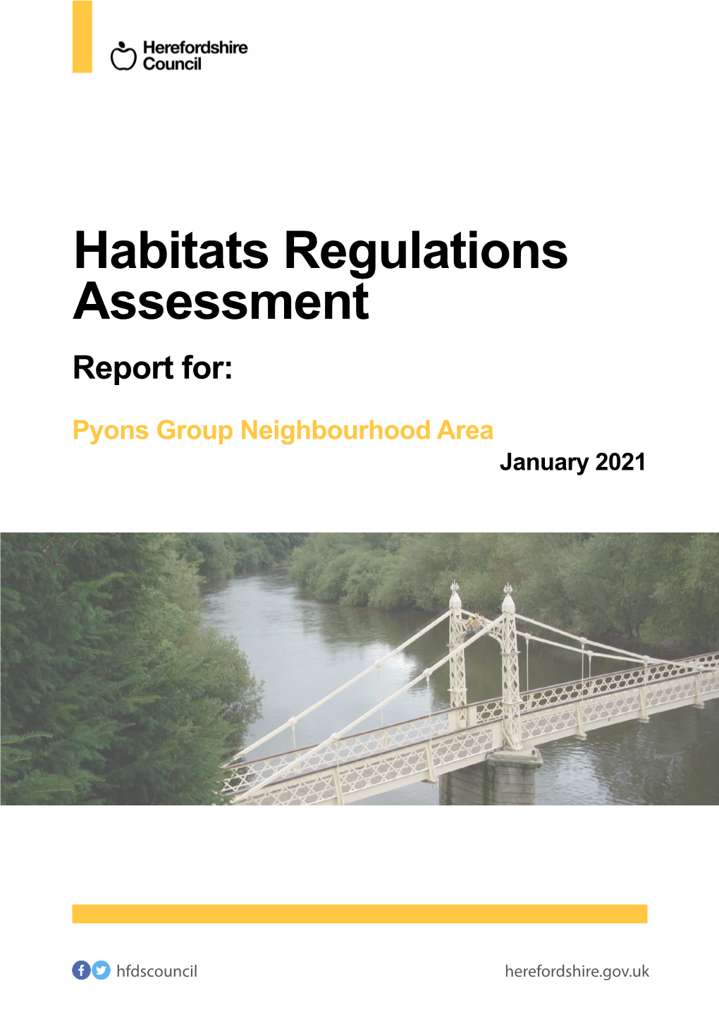 Pyons Group Habitats Regulations Assessment January 2021