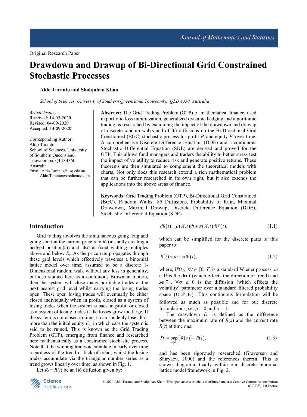 Drawdown and Drawup of Bi-Directional Grid Constrained Stochastic Processes