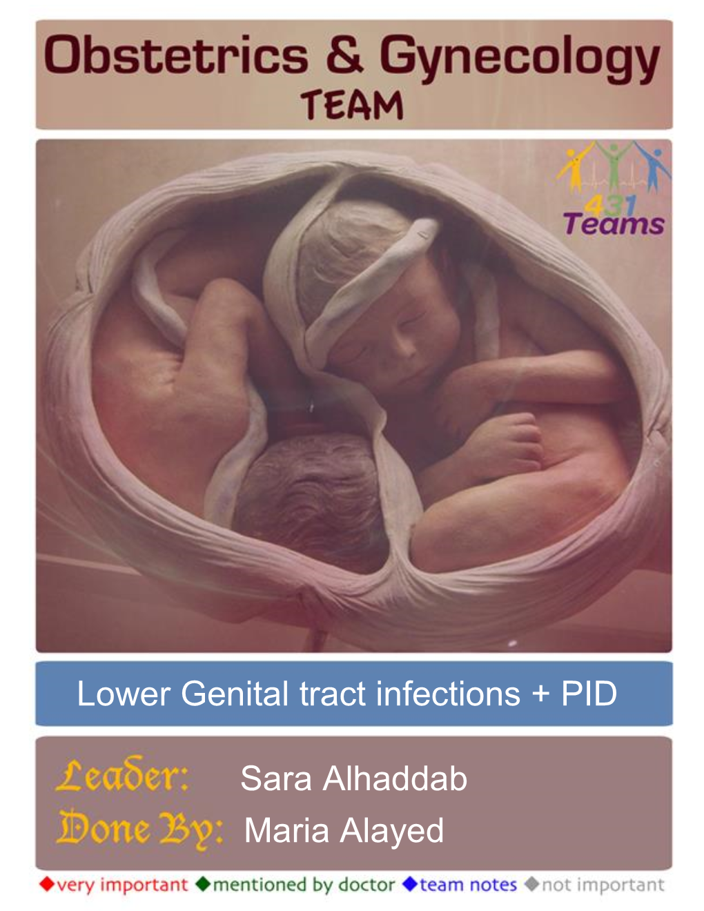 Sara Alhaddab Maria Alayed Lower Genital Tract Infections +