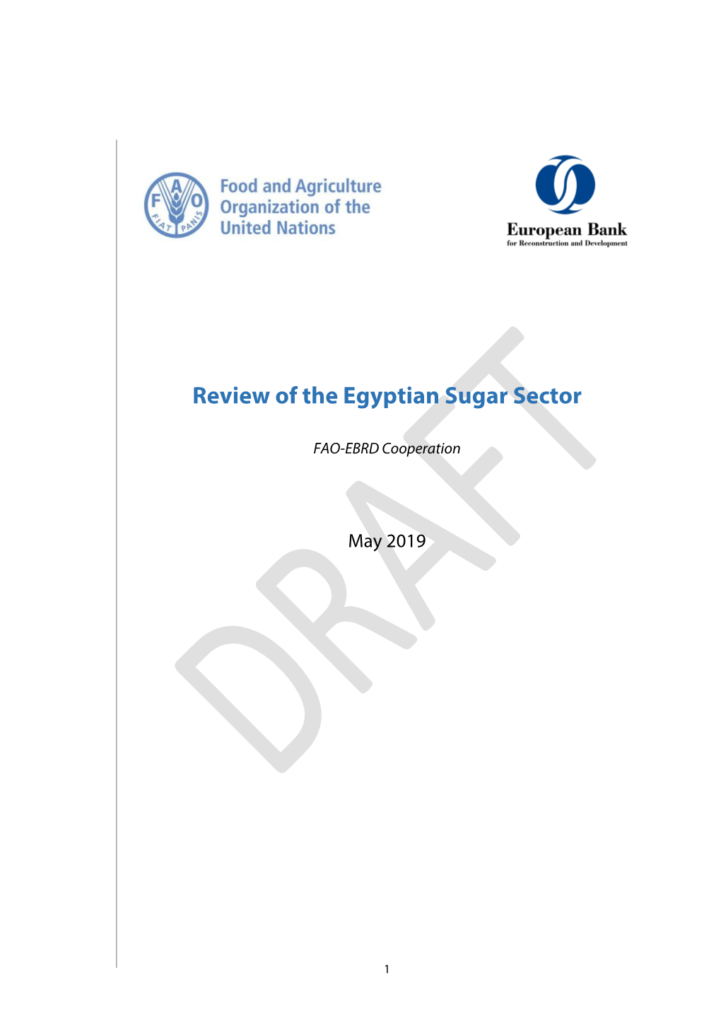 Review of the Egyptian Sugar Sector