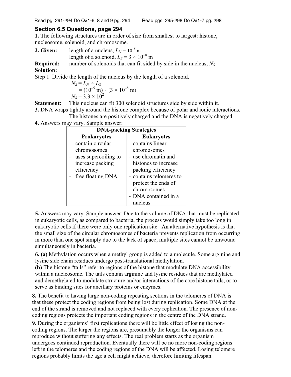 Structure. Section 6.5 Questions, Page 294 1. the Following Structures Are