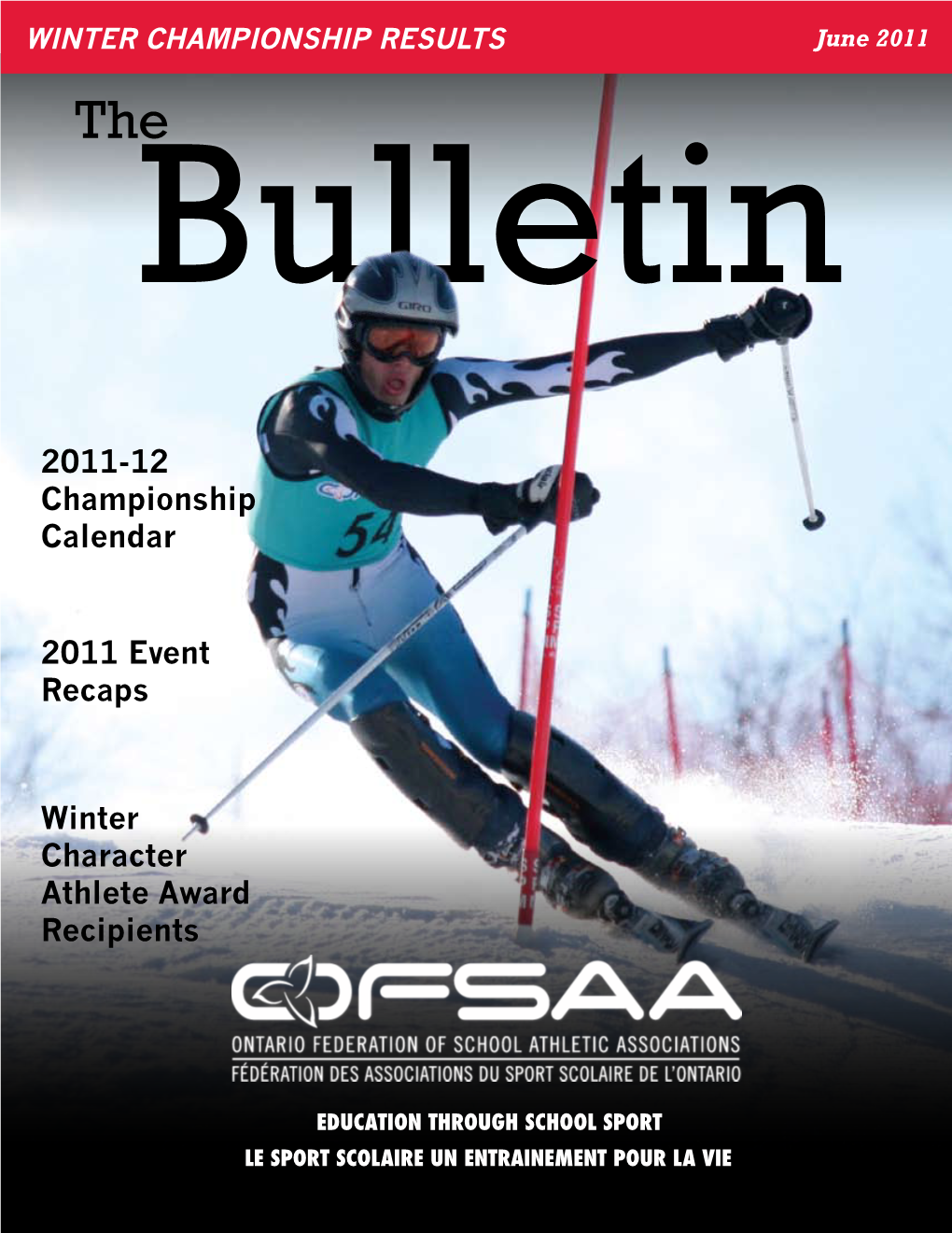 2011-12 Championship Calendar 2011 Event Recaps Winter