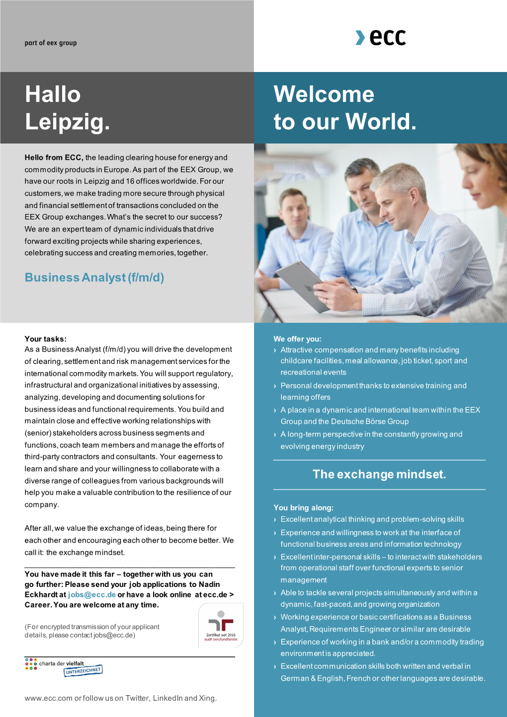 Business Analyst (F/M/D)