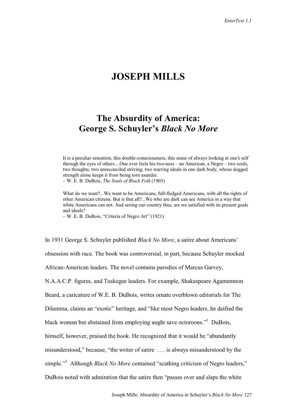 Joseph-Mills-The-Absurdity-Of-America-George-S-Schuylers-Black-No-More.Pdf