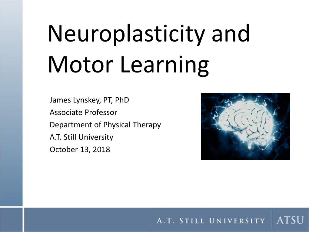 Predicting Recovery After a Stroke