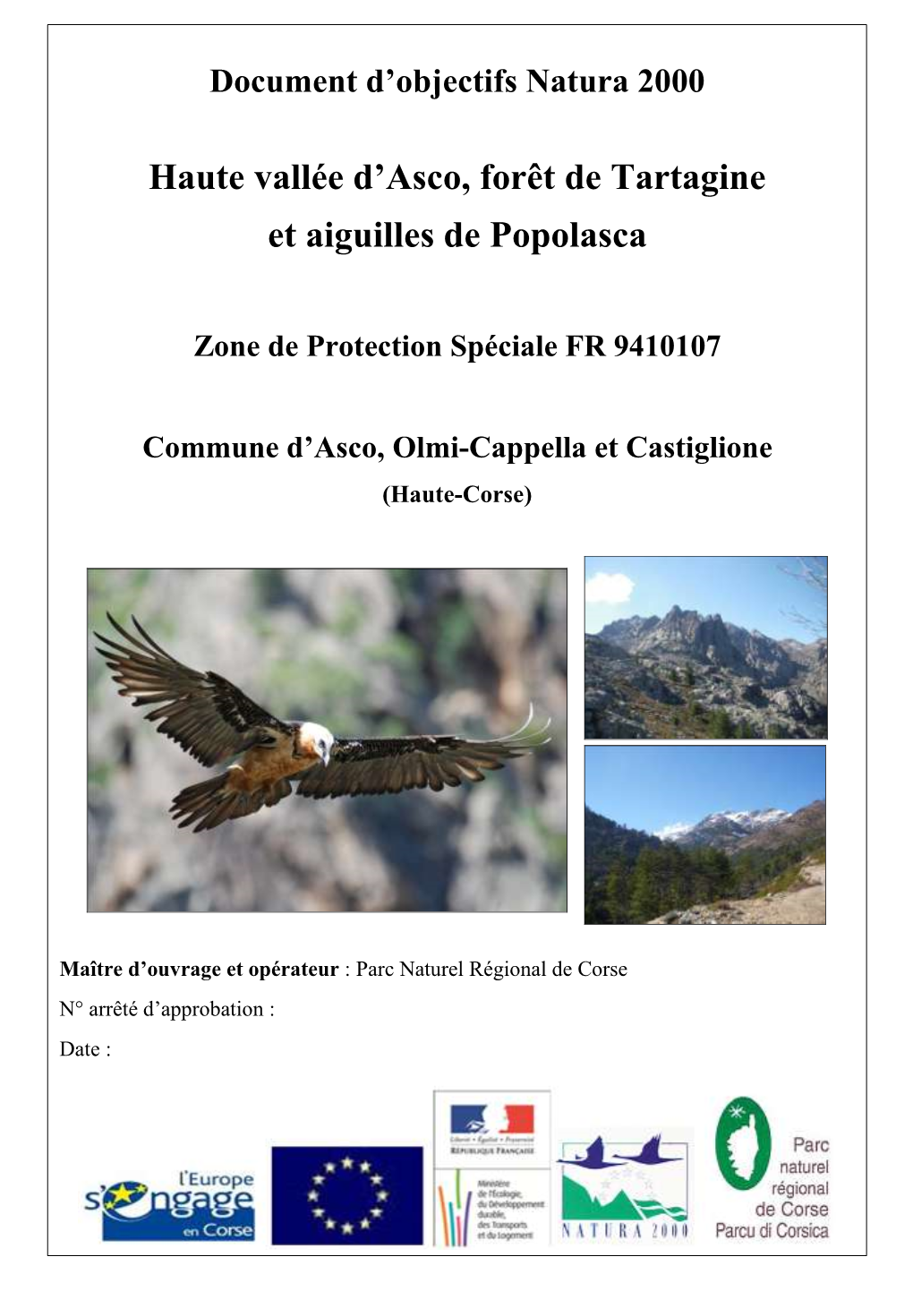 Document D'objectifs Natura 2000