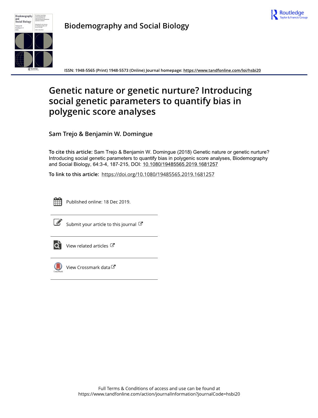 Introducing Social Genetic Parameters to Quantify Bias in Polygenic Score Analyses