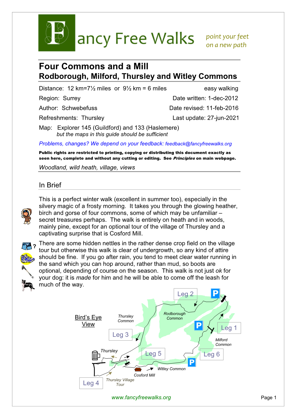 Rodborough, Milford, Thursley and Witley Commons