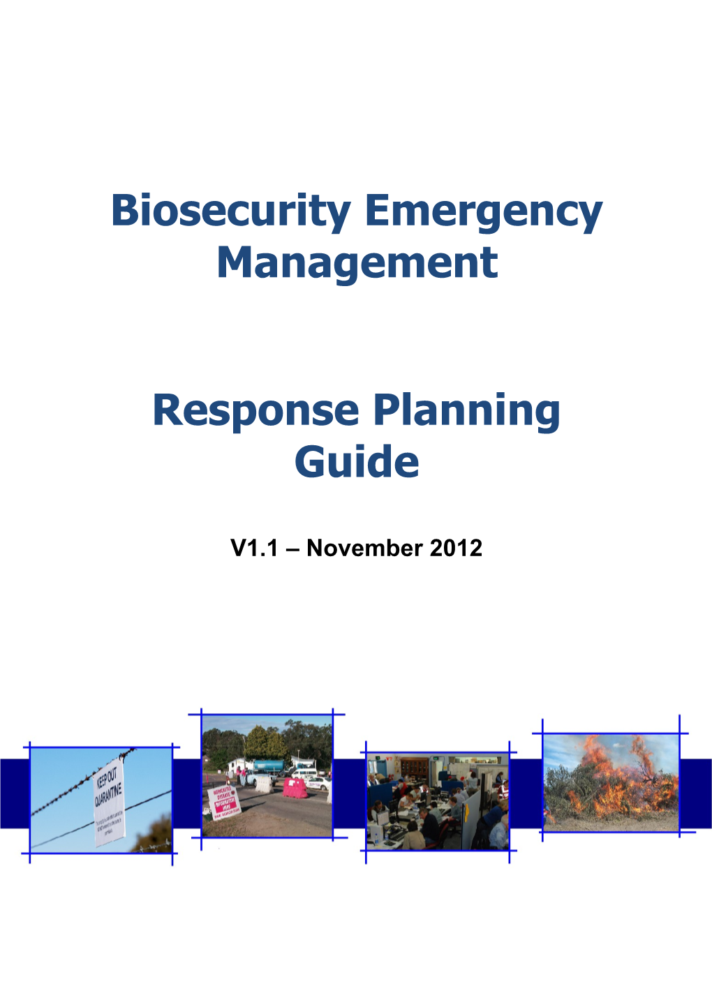 Biosecurity Emergency Management