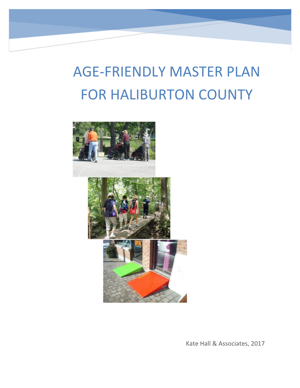 Age-Friendly Master Plan for Haliburton County