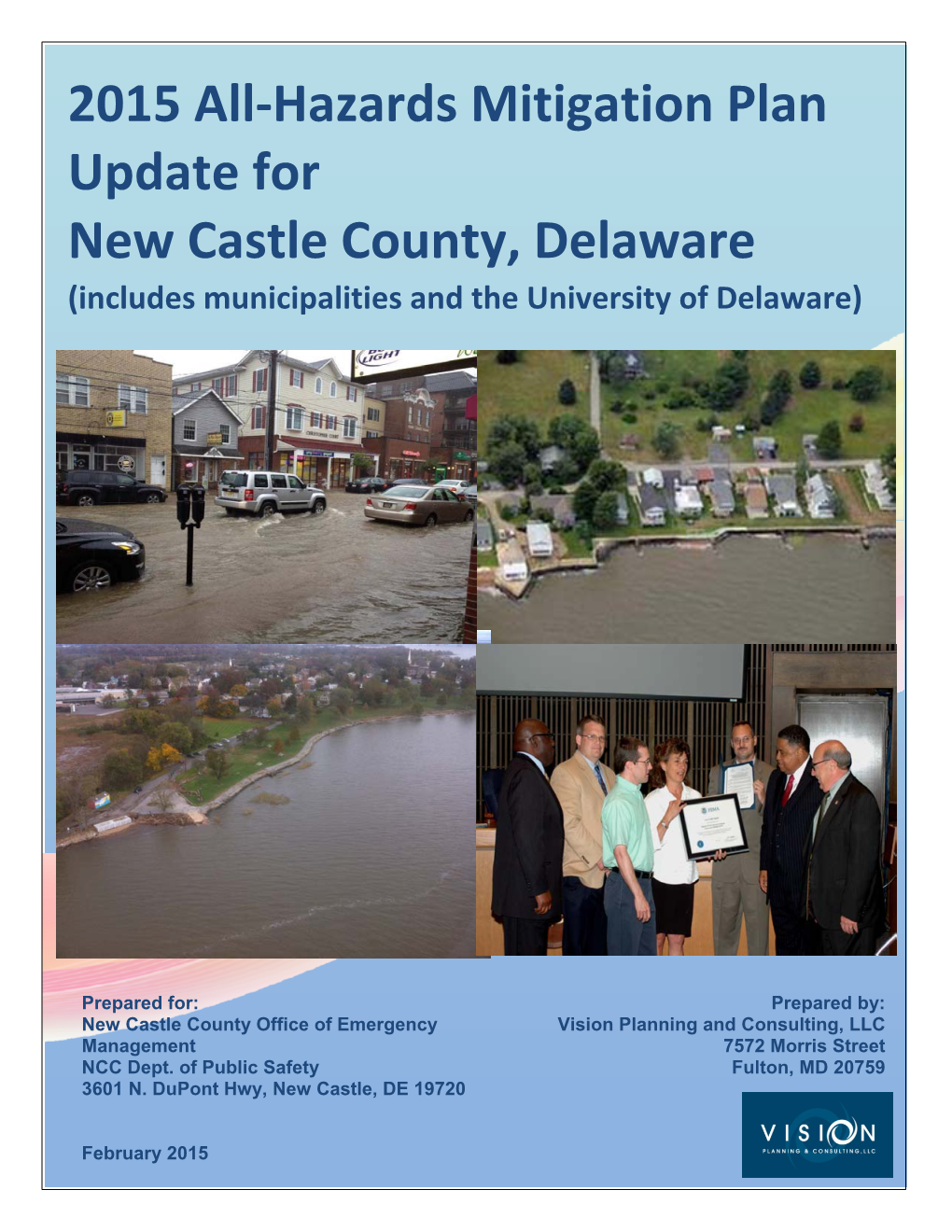 2015 All-Hazards Mitigation Plan Update for New Castle County