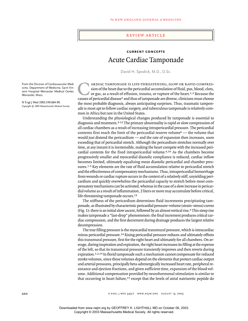 030814 Acute Cardiac Tamponade