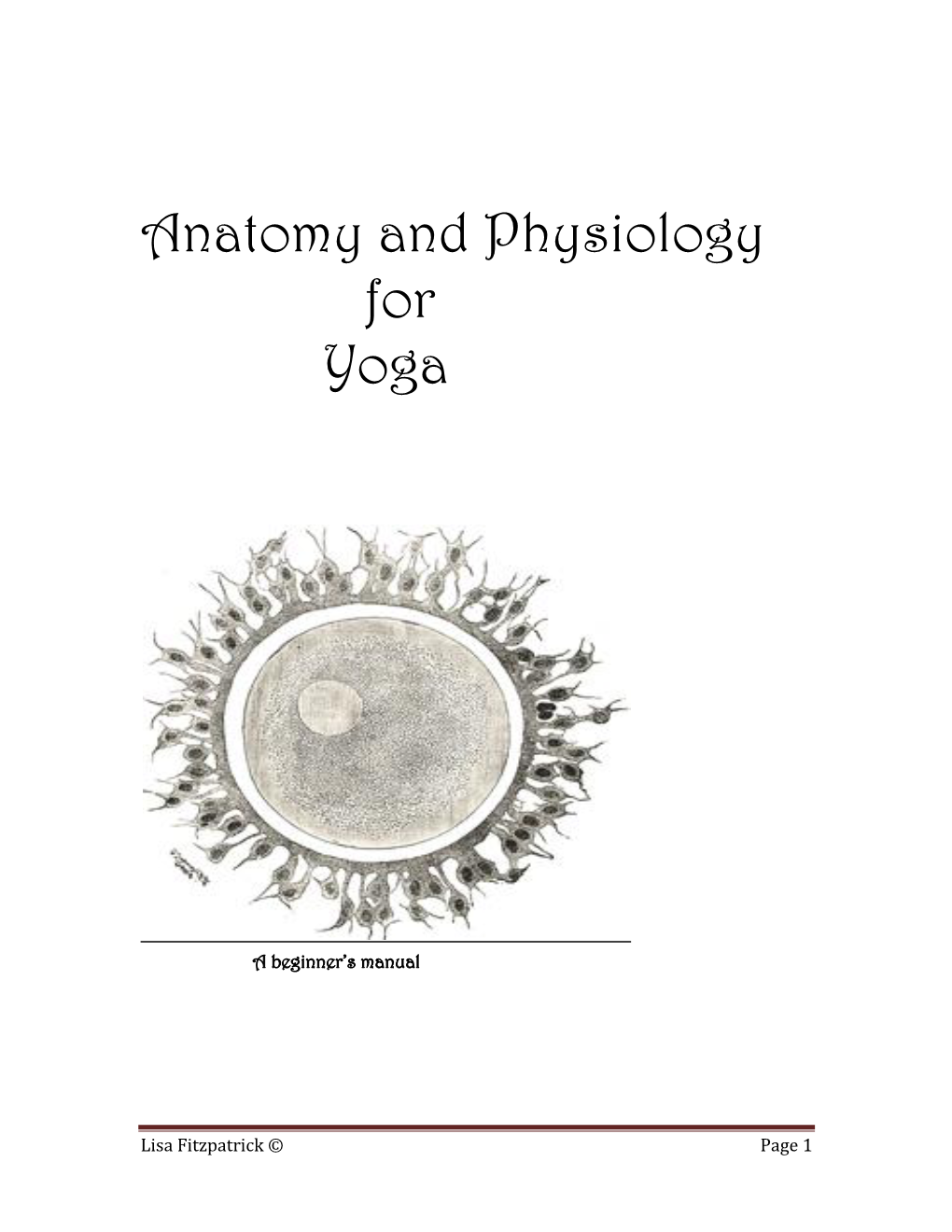 Anatomy and Physiology for Yoga