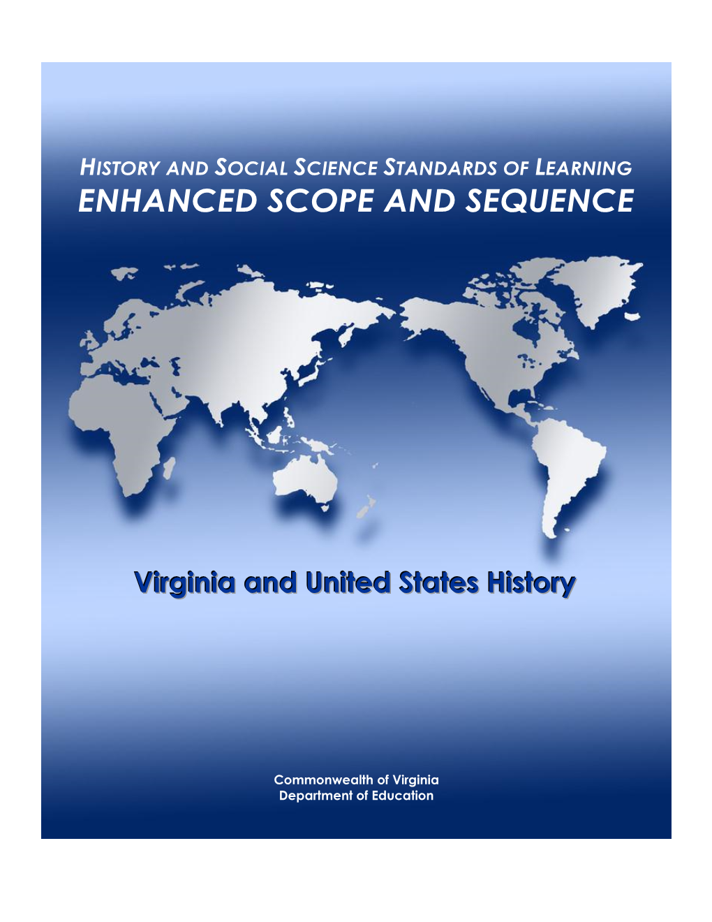 History Enhanced Scope and Sequence