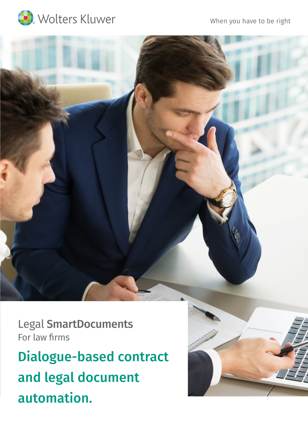 Dialogue-Based Contract and Legal Document Automation. Centralise Internal Knowledge and Harness It Throughout the Firm