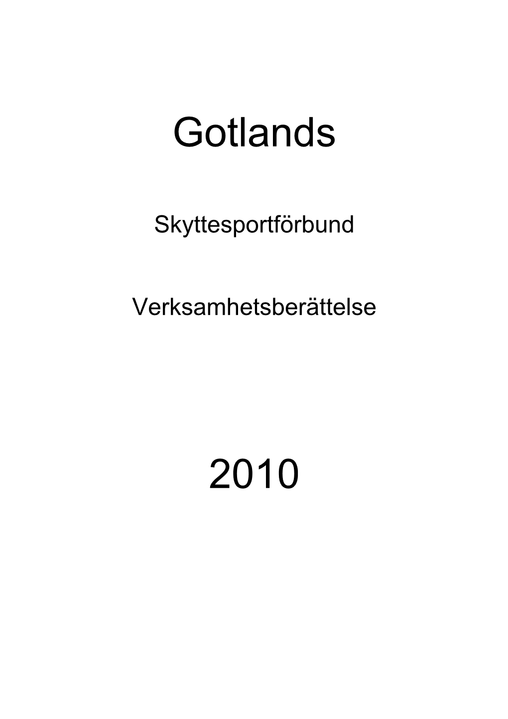 Gotlands 2010