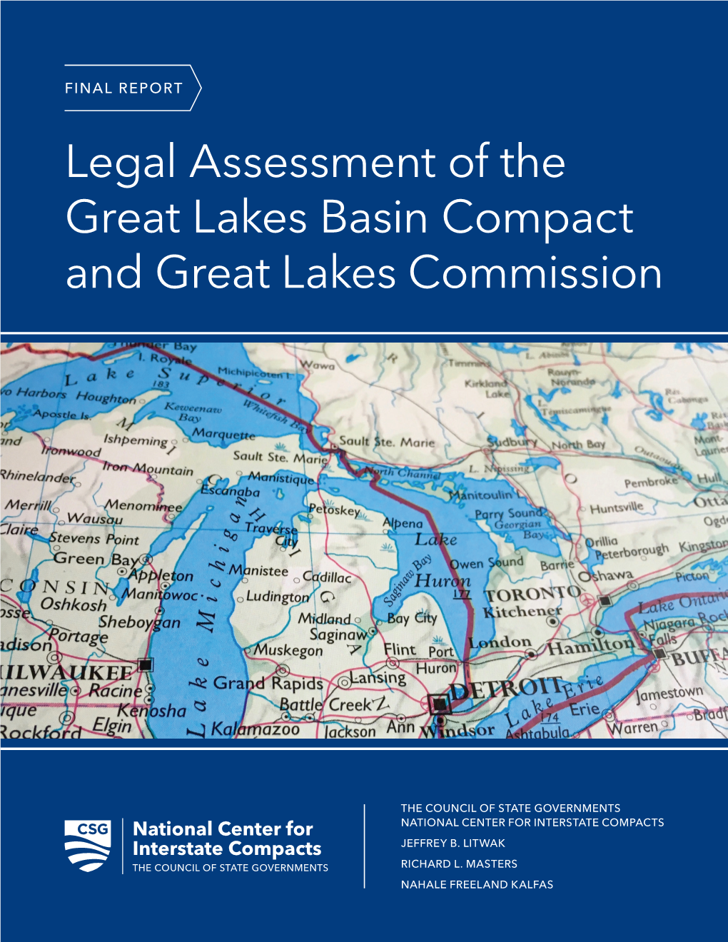 Legal Assessment of the Great Lakes Basin Compact and Great Lakes Commission