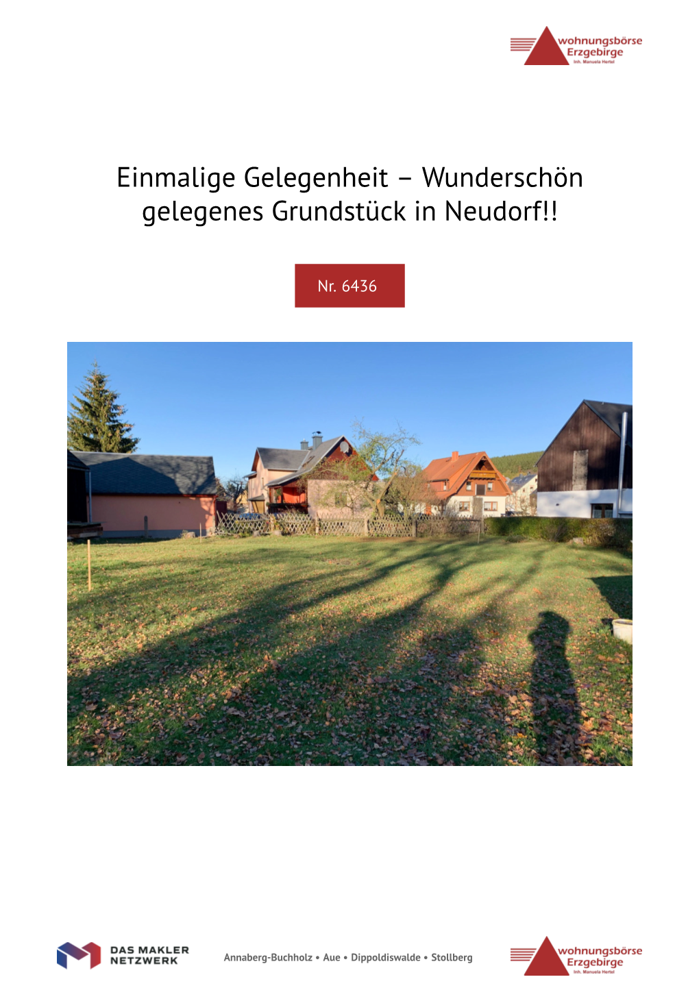 Wunderschön Gelegenes Grundstück in Neudorf!!