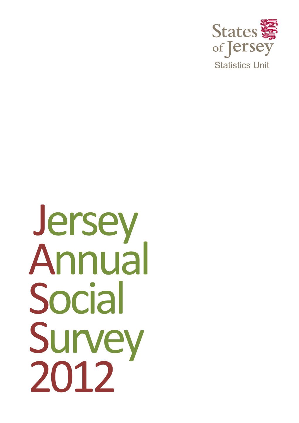 Download Jersey Annual Social Survey Report 2012