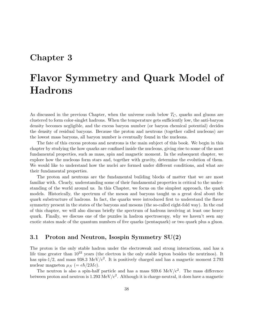Flavor Symmetry and Quark Model of Hadrons
