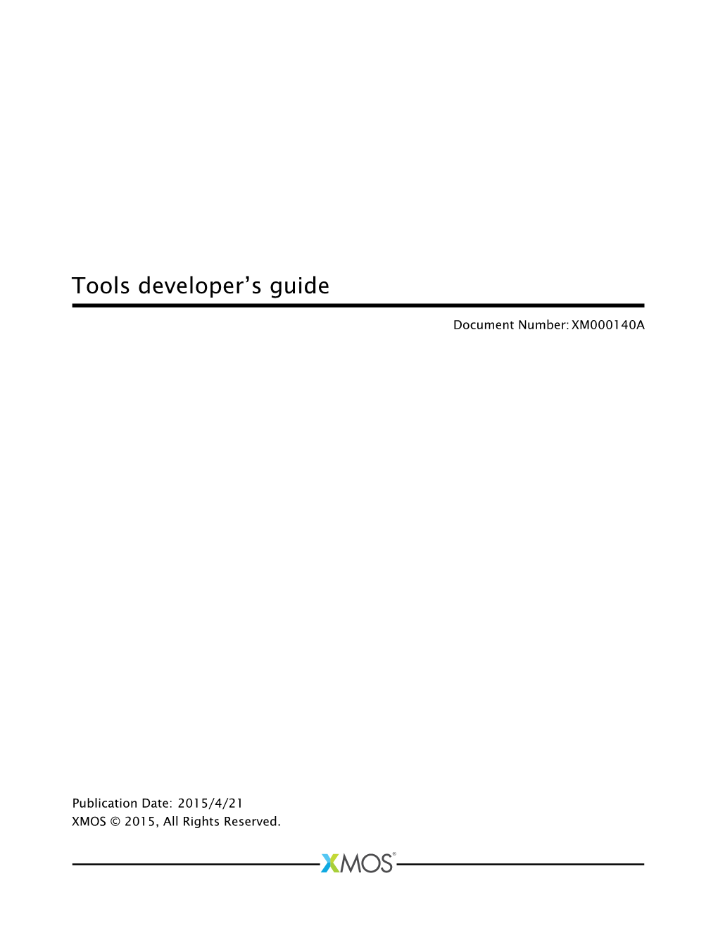 Tools Developer's Guide