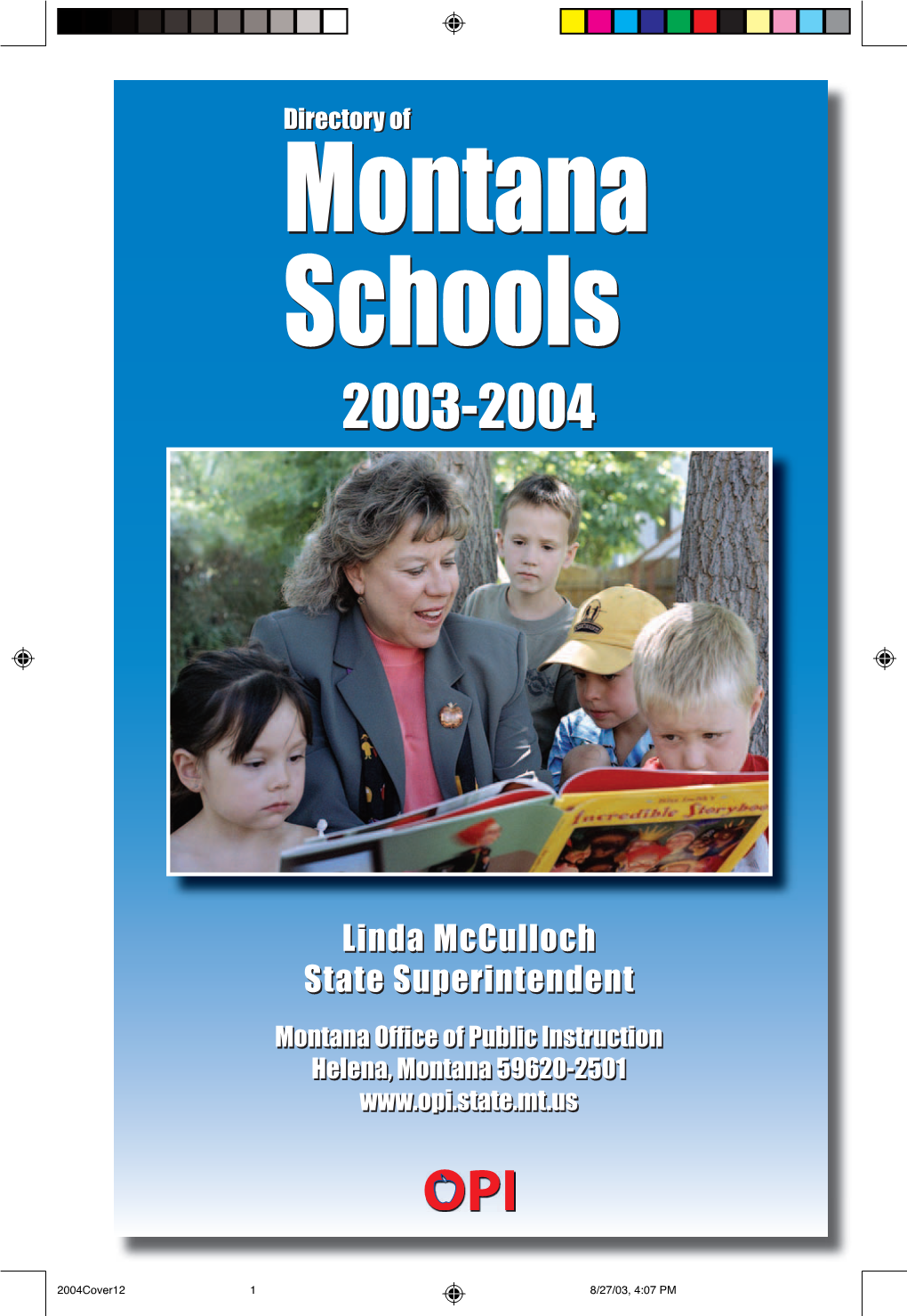 Directory of Montana Schools 2003-2004