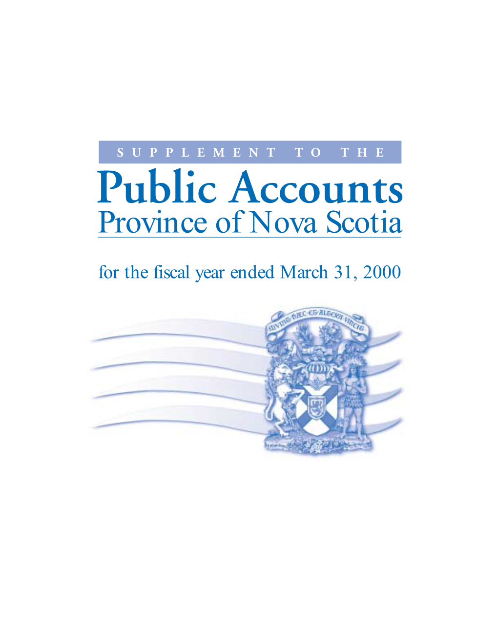 Public Accounts Province of Nova Scotia