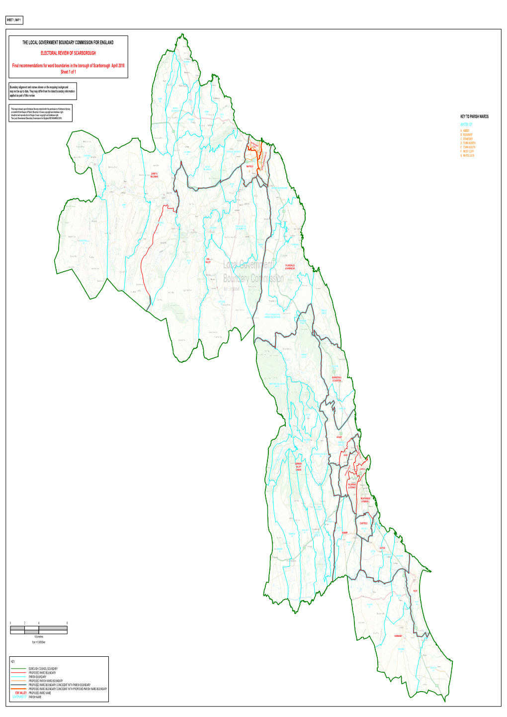 THE LOCAL GOVERNMENT BOUNDARY COMMISSION for ENGLAND ELECTORAL REVIEW of SCARBOROUGH Final Recommendations for Ward Boundaries I