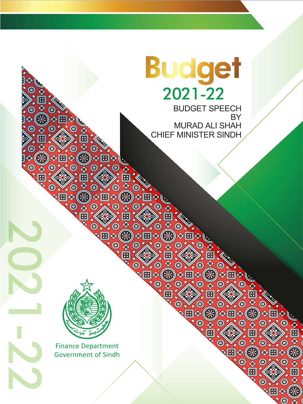 Budget Speech by Murad Ali Shah Chief Minister Sindh