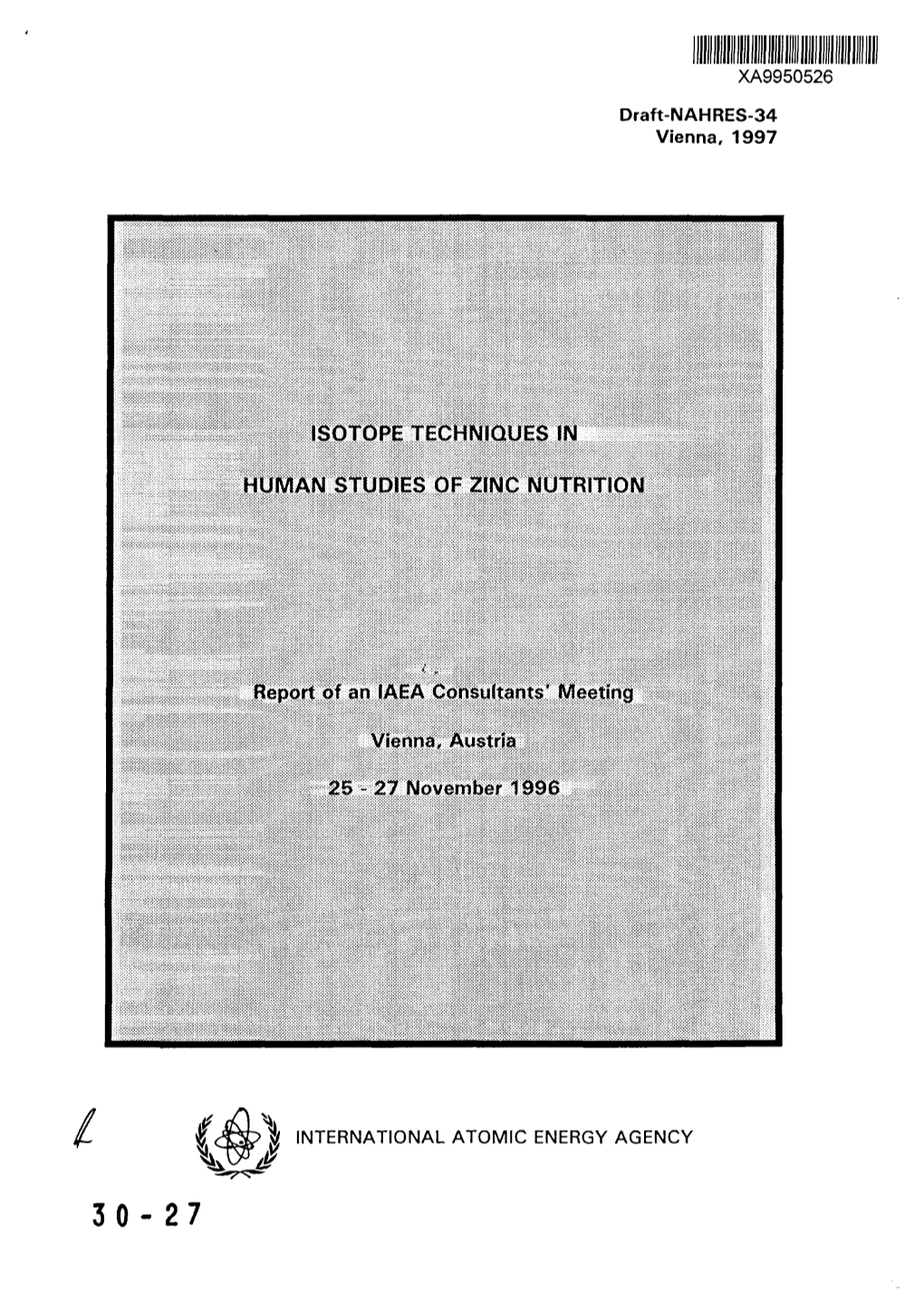 Isotope Techniques in Human Studies of Zinc Nutrition