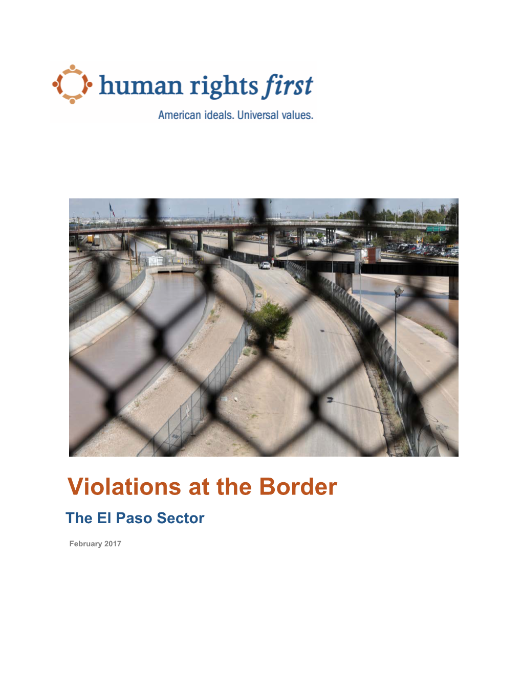 Violations at the Border: the El Paso Sector