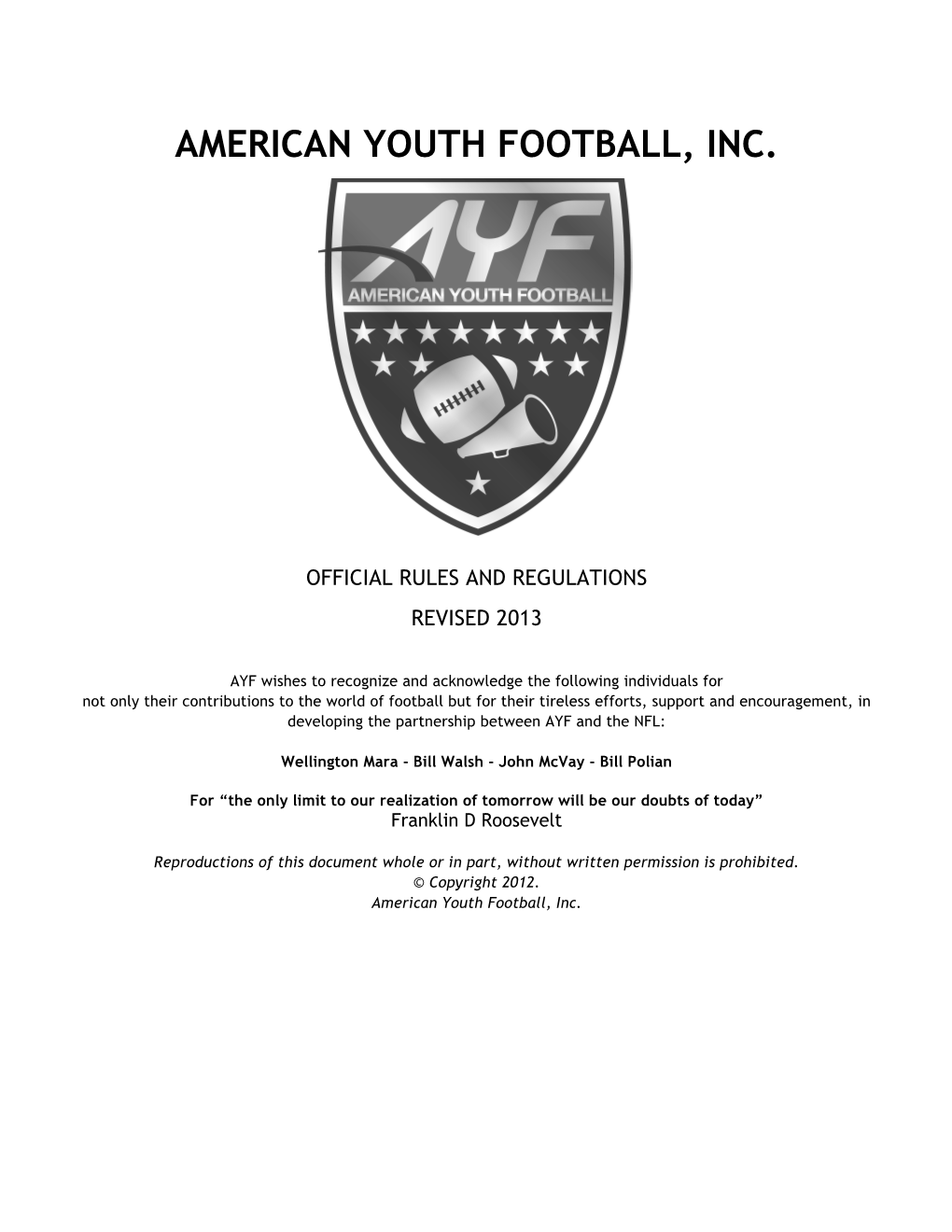 American Youth Football, Inc