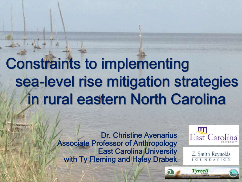 Restarting the Dialogue About Coastal Management Policies