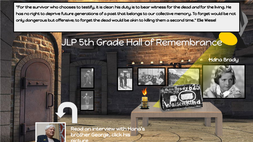 JLP 5Th Grade Hall of Remembrance