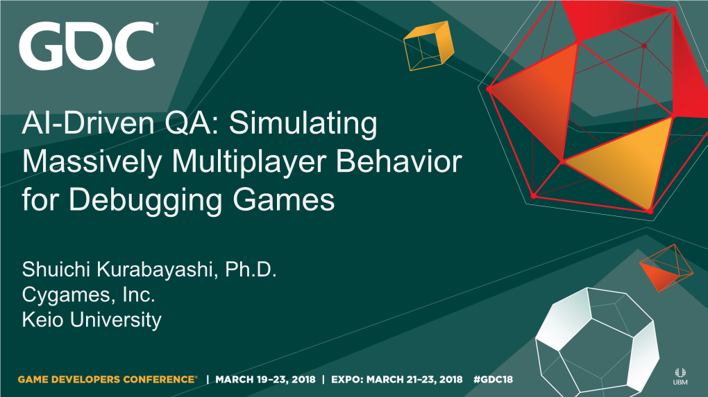 AI-Driven QA: Simulating Massively Multiplayer Behavior for Debugging Games
