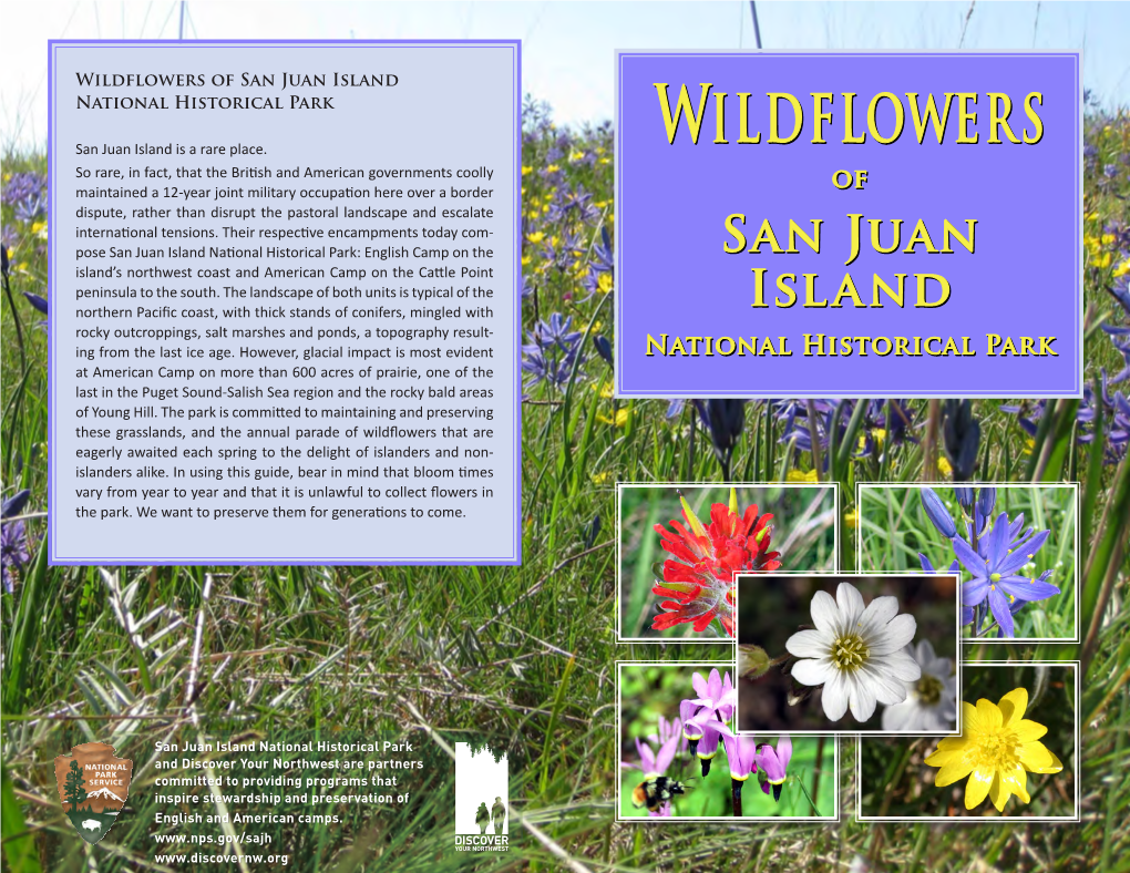 Wildflowers of San Juan Island National Historical Park Historical National Island Juan San of Wildflowers