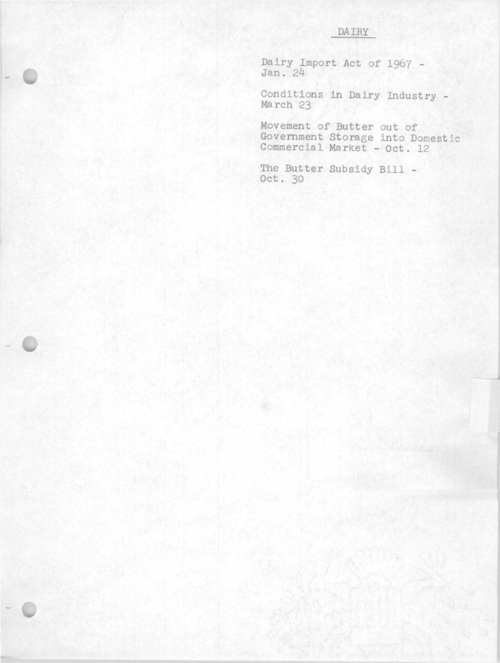 Congressional Record, Dairy, 1967