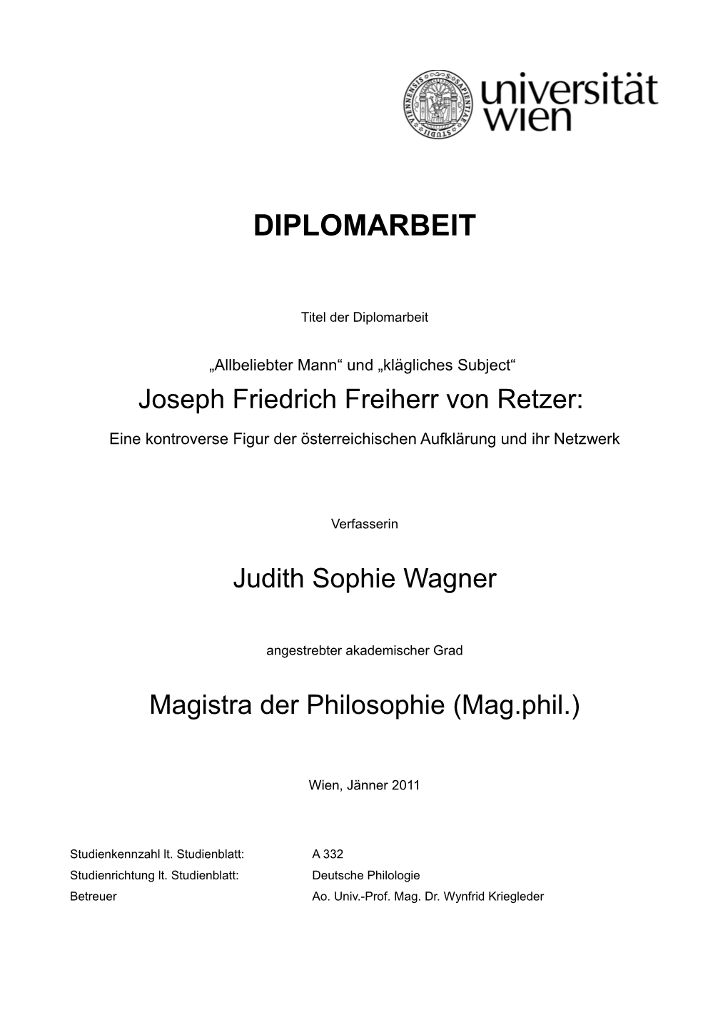 Diplomarbeit