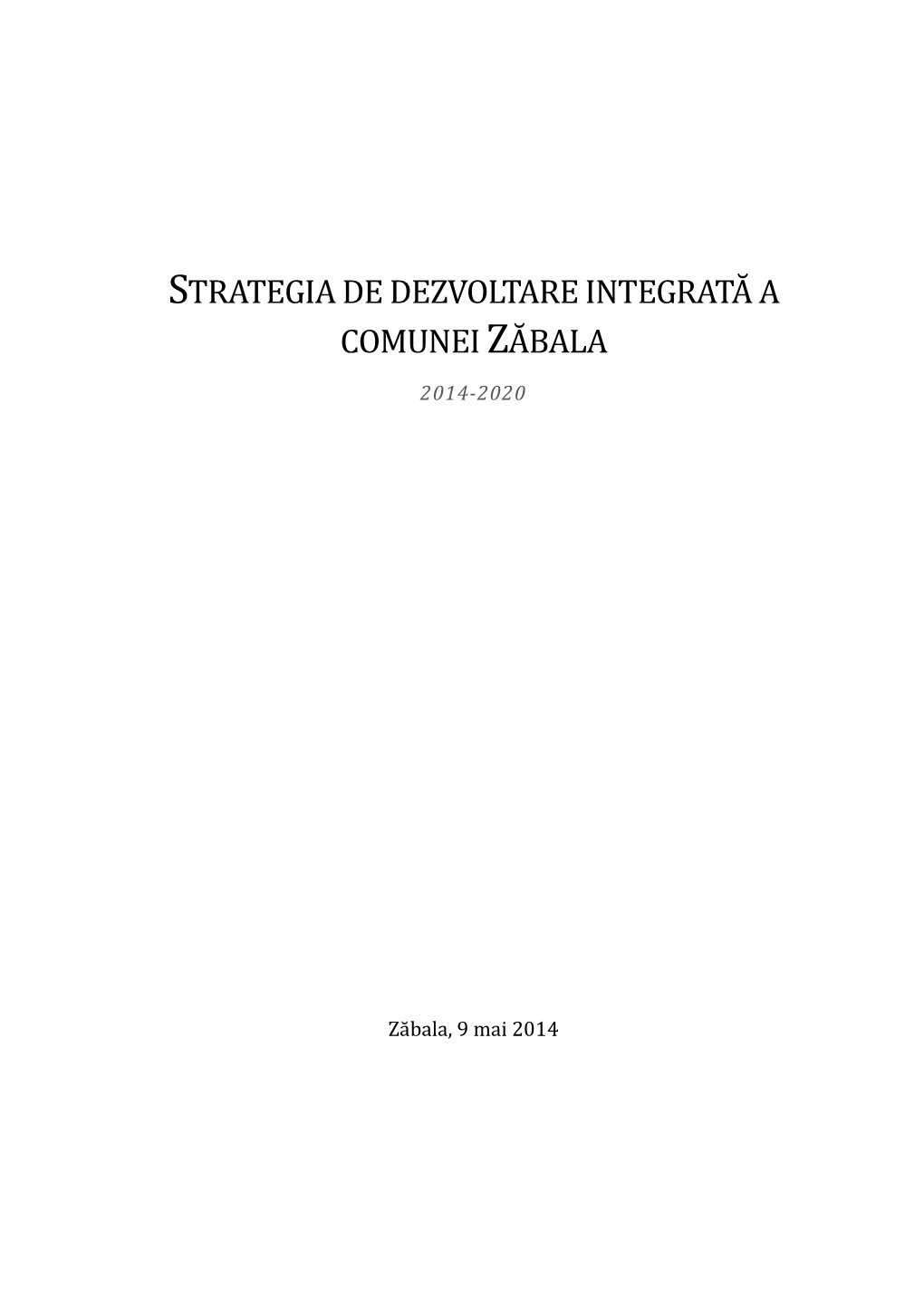 Zabolastrategia 2014-2020 RO