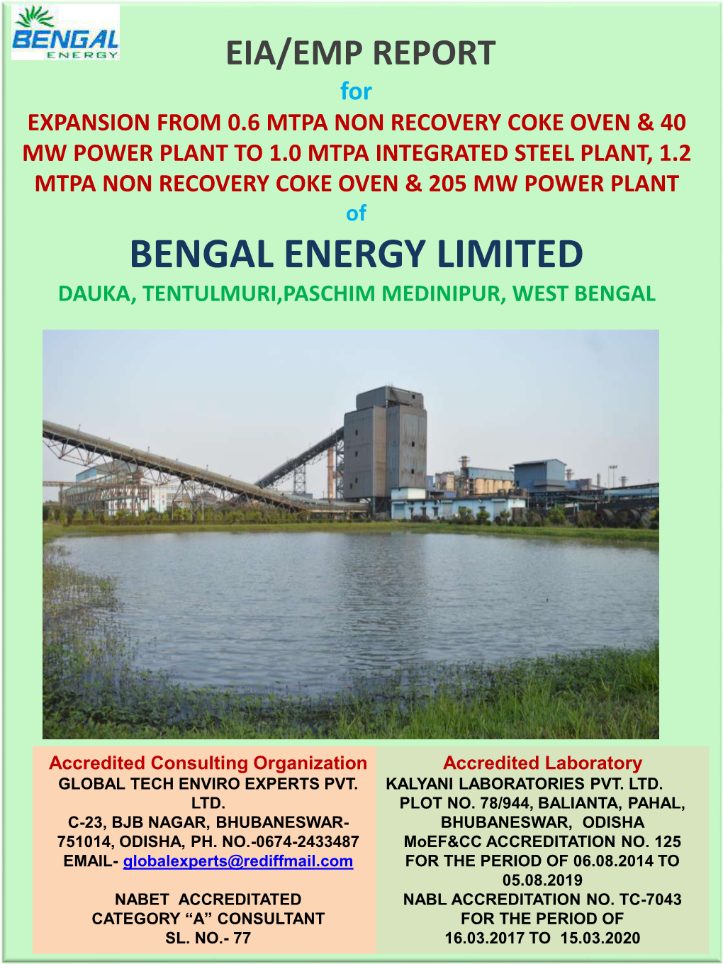 Bengal Energy Limited Dauka, Tentulmuri,Paschim Medinipur, West Bengal