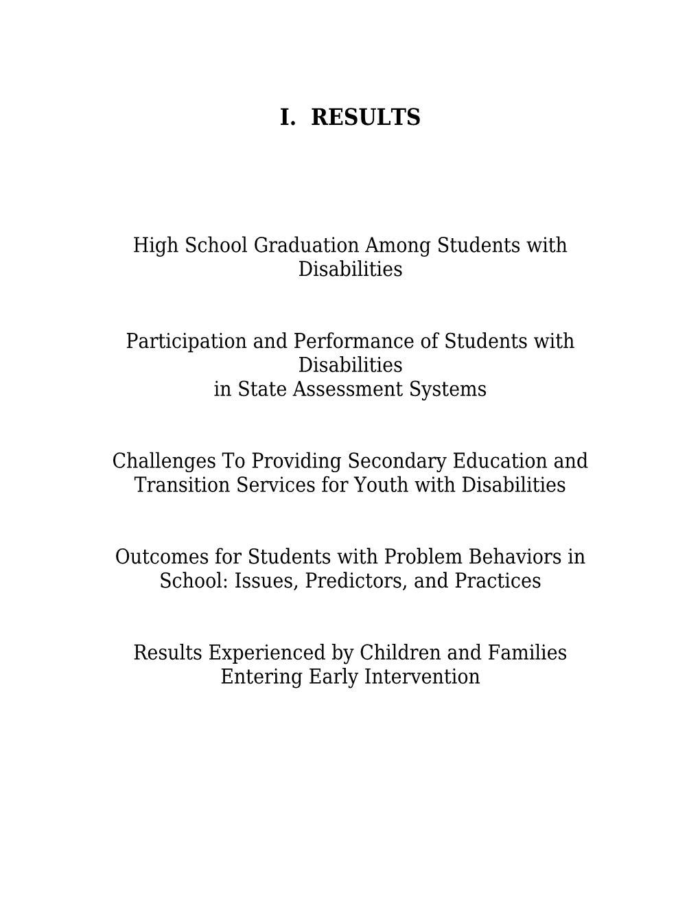 Current Challenges Facing the Future of Secondary Education and Transition Services For